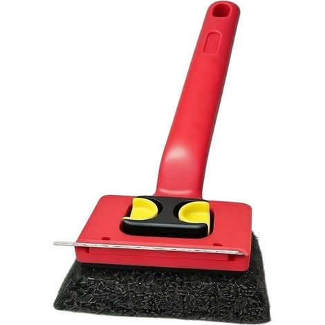 Brosse Gril Vapeur Poils Tête Amovible Brosse Brosse à Gril Vapeur Poils Tête Amovible Nettoyage Sûr pour Barbecue Acier Fonte 11cm (1/5)