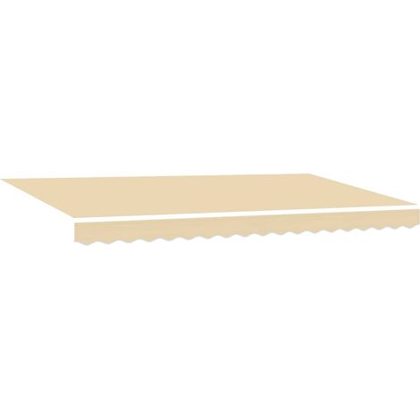Maison Exclusive - Lona de repuesto para toldo para 4x2 m Crema P (1/5)