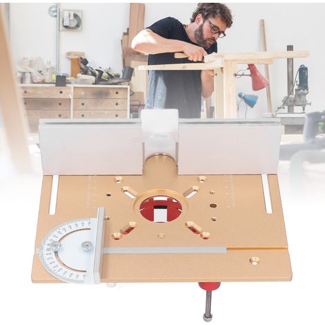 Table élévatrice S8-2 avec support de lavage en bakélite, base élévatrice inversée et plaque inversée en alliage d'aluminium, support de lavage en bois de deuxième génération amélioré, couleur or (1/5)