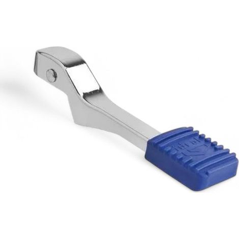 Rubinetto leva a pedale a pavimento copripedale in ottone fuso blu