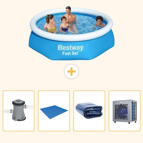 Bestway Bestway Fast Set Ronde - 244x61 cm - 5-pièces S278 (1/5)