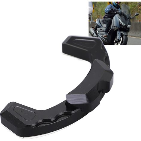 (Video verfügbar) Zündschloss-/Schlüsselabdeckung für YAMAHA XMAX300, XMAX250, XMAX125, XMAX400 Motorräder (schwarz) (1/5)