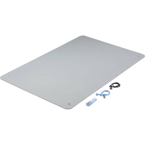 [GEBRAUCHT] B-Ware Tru Components Esd Matten Set Tischmatten Set Esd Arbeitsplatz Grau 900x2mm