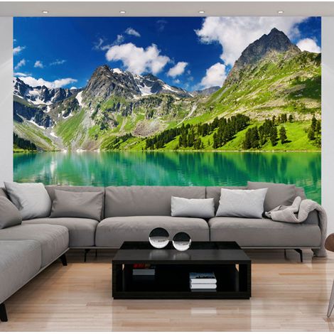 Papier Peint "Lac de Montagne" 309 x 400 cm (1/2)