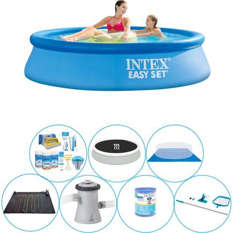 Paquet Confort de la piscine - Intex Easy Set Ronde 244x61 cm - Prix compétitif, livraison rapide! (1/5)