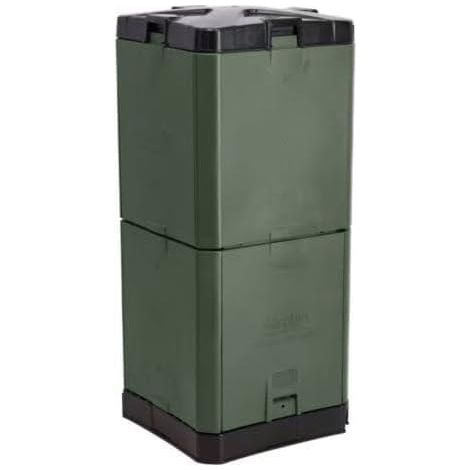 Aerobin 200L Composteur Compostage Jardin Exterieur Vert Olive (1/5)