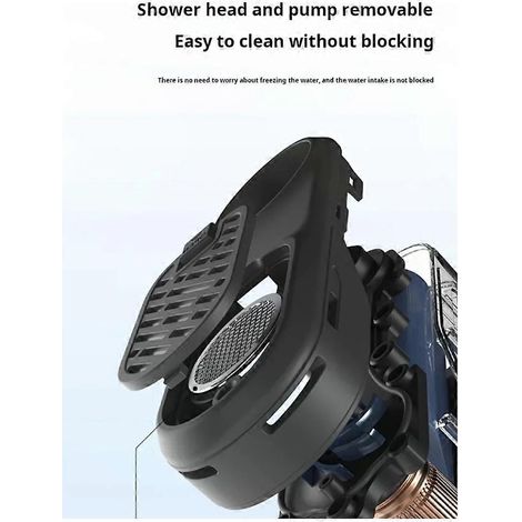 Douche électrique sans fil portable ultralégère Flextail 620g rechargeable instantanée pour l'extérieur, idéale pour les voyages et le camping. (1/5)