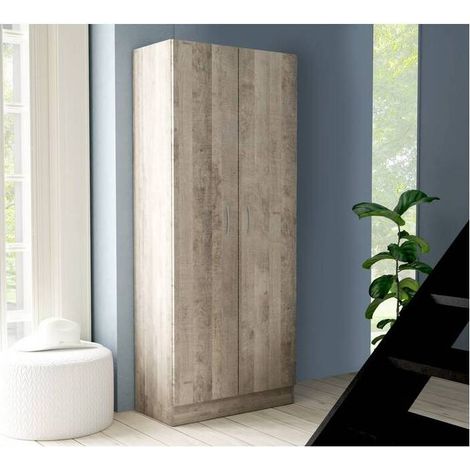 KIT ARMADIO 2 ANTE 71X51,5XH181 CM ROVERE PL.