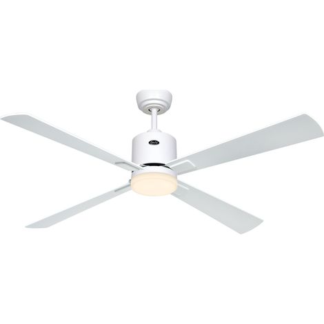 Ventilateur de plafond ECO NEO III 132, blanc - Blanc/Gris clair, Wi-Fi avec éclairage (1/2)