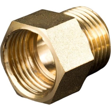 Raccord Laiton M16 Femelle Vers M14 Mâle - 1 Pièce - Adaptateur Fileté Hexagonal Pour Tuyauterie (1/3)