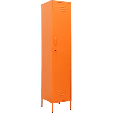 Maison Exclusive - Armadio Arancione 35x46x180 cm in Acciaio