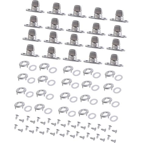 de 20 clips pour tissus marins avec vis de fixation et (1/5)
