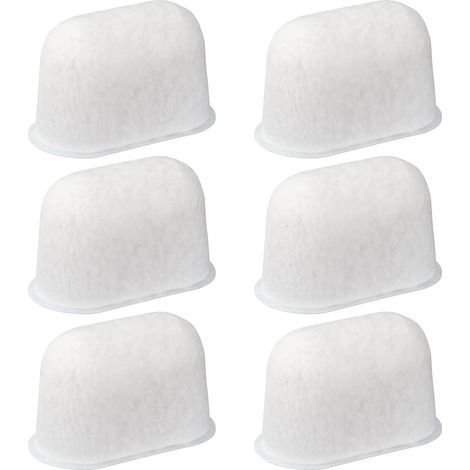 6er-Set Wasserfilter aus Kunstharz für Kaffeemaschinen, kompatibel mit Breville BWF100, 870, 878, 880, 860, 840, 810, 450 und 500 Espressomaschinen. Entfernt Kalkablagerungen und Chlor. (1/5)