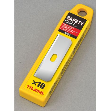 Tajima Ersatzklinge CB93H für Sicherheitsmesser LC959 56 mm x 18 mm 10 Stück