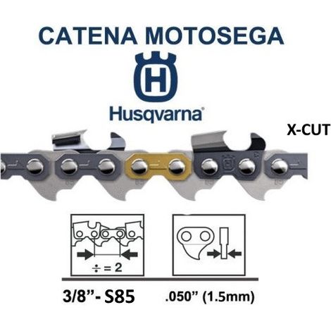 Catena motosega Husqvarna - S85 - 73DP - 3/8 1,5 mm  Maglie: 68