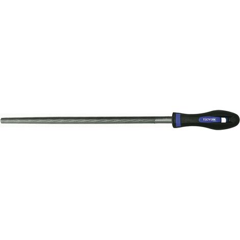 TECWERK Werkstattfeile DIN 7261 L.150mm Q.6,3mm Hieb 2 Rund 2K-Ergo TECWERK