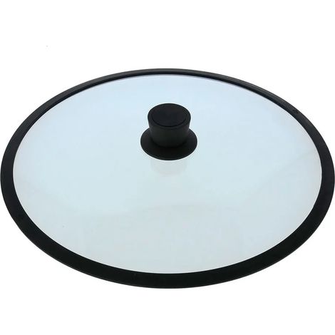 Couvercle de casserole Supreme 36 cm verre vapeur silicone