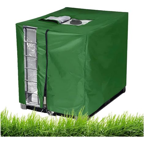 Housse de Réservoir Oxford Imperméable Pare-avec Fenêtre de Vision Bâche Pare-Extérieur pour Puits de Jardin Terrasse Pelouse Fort Vent Extérieur (1/5)