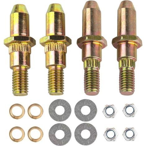 Kompatibel mit GMC Sierra und Chevy Silverado Trucks und SUVs ab Baujahr 1999 - Reparatursatz und Buchse für Vordertürscharniere (4 Sets) (1/5)