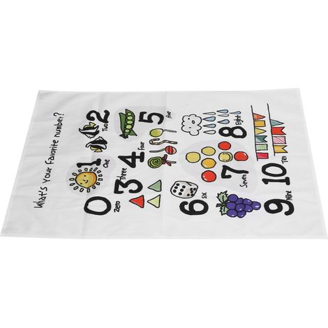 Affiche murale en toile imprimée avec lettres, idéale pour l'éveil des jeunes enfants, la chambre ou la salle de jeux (Type 1). (1/5)