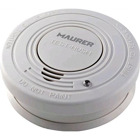 RILEVATORE DI FUMO A BATTERIA MAURER con sensore fotoelettrico