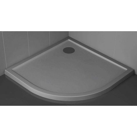 Receveur de douche ¼ de cercle NOVELLINI VICTORY gris 100x100 cm H 4,5cm (1/3)