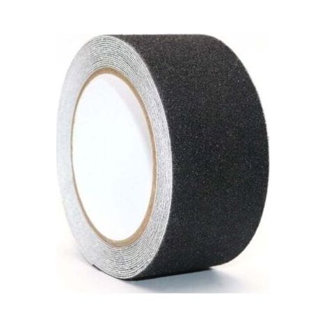 Ruban antidérapant en PVC noir 5m x 5cm pour escaliers, marches, sols, décoration de sécurité (1/4)