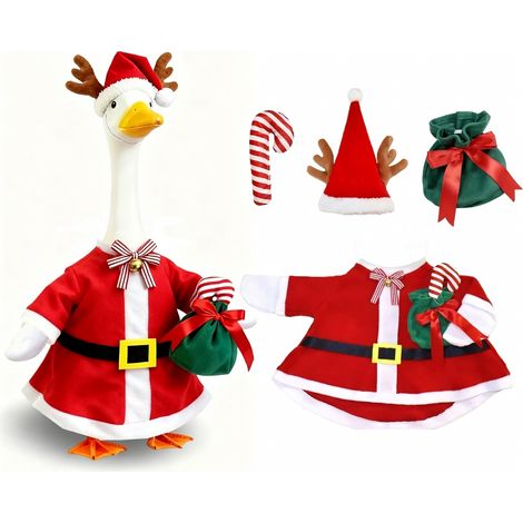 Décor de pelouse Halloween pour oies rouge Noël modèle 25