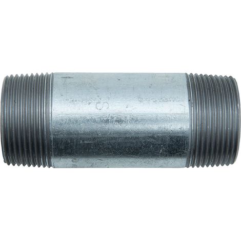 Cornat VFB5305410 Tubo saldato nippli zincati 1 1/4x100, Grigio, 1 1/4 Zoll