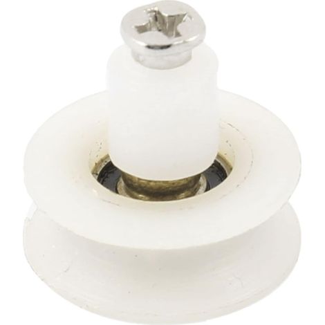 sourcing map a13111400ux0613 Roulettes de porte douche à rainure en V - Remplacement