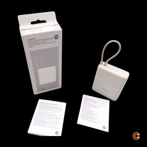 [NEUWERTIG] B-Ware Xiaomi Powerbank 10000 mAh Zusatzakku Li-Ion USB-C Akku Ladegerät Weiß matt (1/2)