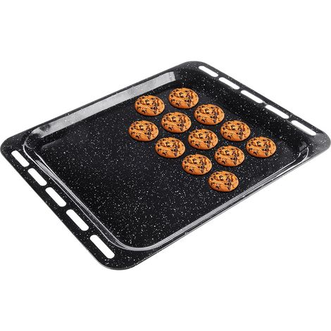 Bandeja de horno esmaltada de 45,5 x 36 x 2,5 cm. (1/3)