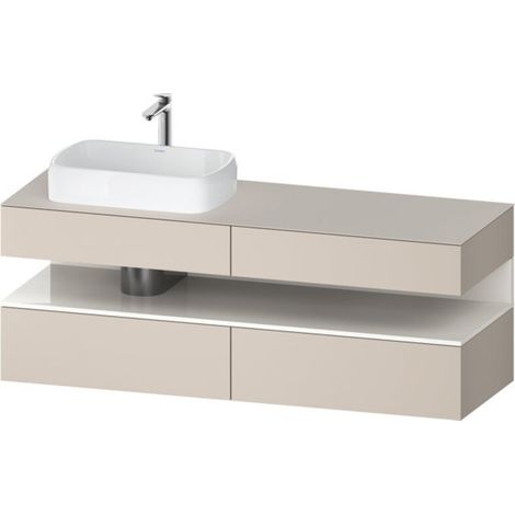 Duravit Collection One Konsolenwaschtischunterbau, 2 Auszüge, 2 (1/2)