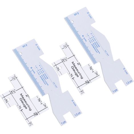 Jauge de couture en aluminium pour patchwork et travaux de précision, outil de mesure pour tailleur (1/5)