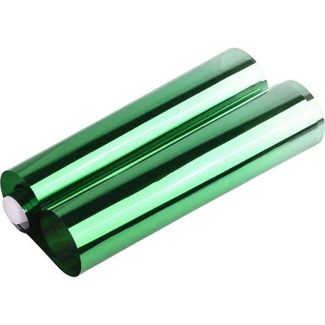Film solaire pour pare-brise de voiture 20x150cm dégradé vert (1/5)