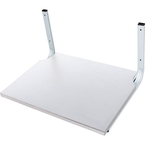 Gerätehalter mit weißer Platte für Mikrowelle, Backofen, Grill, Ofen bis 30 kg (1/2)