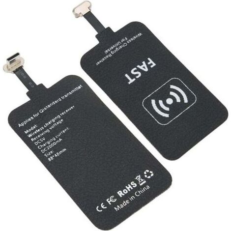 Récepteur de Chargeur sans Fil de Type C 10 W sans Fil Rapide Récepteur de Chargeur à Induction Module de Patch de Rapide Interface Récepteur et Adaptateur de Qi Receiver (1/4)
