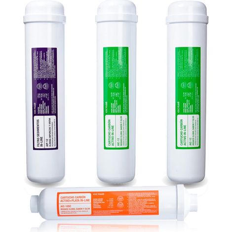 Ricambio o Kit di 4 Filtri per Osmosi Compatta ATH Genius
