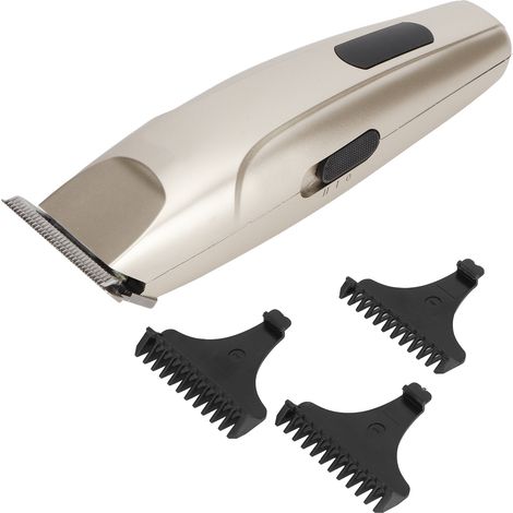 Tondeuse électrique portable Konka avec sabot de 1/2/3 mm, idéale pour les débutants, deux vitesses réglables, indicateur de batterie LED, rechargeable par USB (1/5)