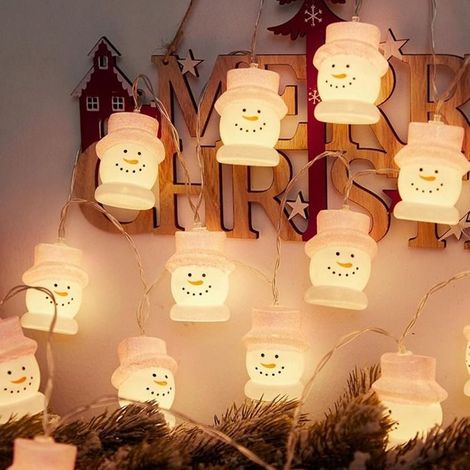 Guirlande Lumineuse Noël 3M, 20 LED à Piles, Décoration Intérieure et Extérieure pour Maison, Fête de Noël et Événements (1/5)