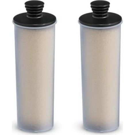 Cartouche anticalcaire compatible avec le nettoyeur vapeur Kärcher SC3 - Lot de 2 - Détartrage automatique - Prolonge la durée de