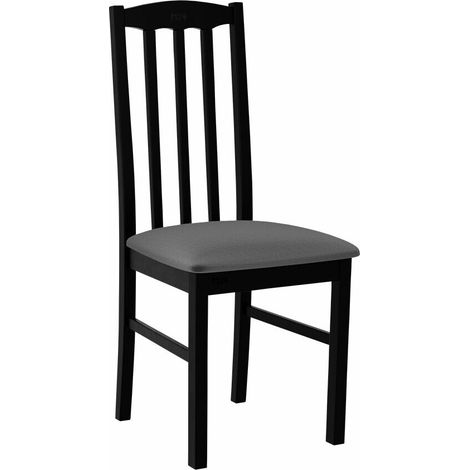 Silla Victorville 366, Negro, 90x43x48cm, Tapiz, De madera (1/4)