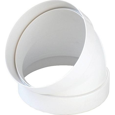 CURVA PER AERAZIONE CANALIZZATA 45° Ø mm. 100