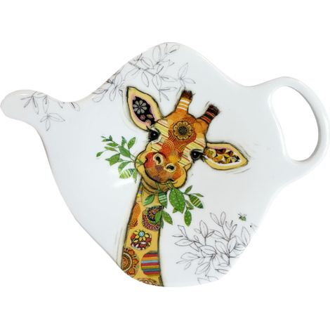 Coupelle repose sachet de thé girafe (1/2)