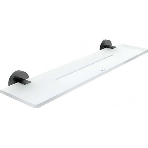 Nimco Unix - Ablage, 50 cm, Plexiglas/schwarz matt UNC X450-90