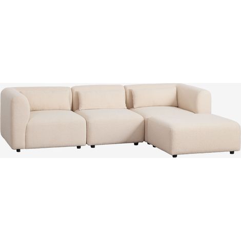 SKLUM Fogler 3-teiliges Modulsofa mit Pouf                                   