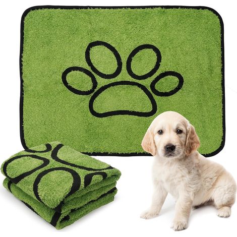 Alèse lavable pour chien, tapis absorbant réutilisable pour chiot, protection contre les fuites, 61 x 91 cm (1/4)