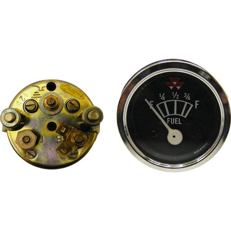 Reloj indicador de nivel de combustible, 52 mm de diámetro, para Massey Ferguson.