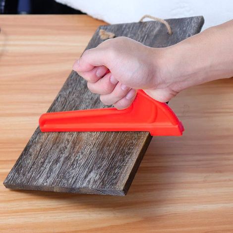 4 Pièces Bâtons de Poussée Sécuritaires en Plastique pour Scie à Main, Outil de Protection pour Menuiserie (Rouge) (1/5)