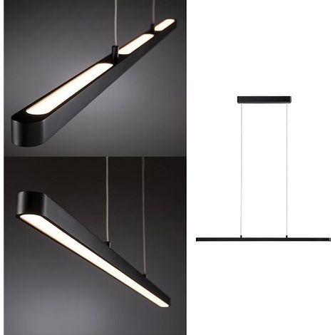 Paulmann Lento 79693 Suspension LED LED LED intégrée 37 W noir (brillant) (1/5)